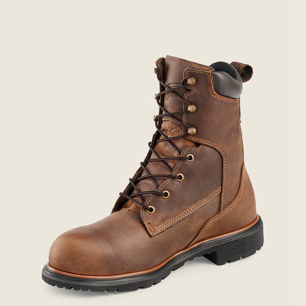 Red Wing Safety Boots Dynaforce® - 8-Inch Toe - Brune - Herre 7019-WAIOL